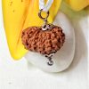Online 16 Mukhi Rudraksha Indonesia 23.95 mm size, in silver pendant