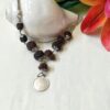 Buy Navagraha Rudraksha Mala Indonesian, silver chain