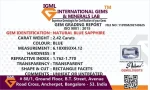 Blue Sapphire (Neelam) Certificate