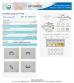 Blue Sapphire (Neelam) Certificate
