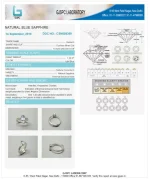 Blue Sapphire (Neelam) Certificate