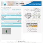 Emerald (Panna) Certificate