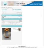 Gyan Rudraksha Mala lab Certificate
