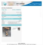 Gyan Rudraksha Mala lab Certificate
