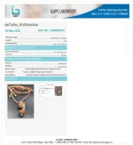 Gyan Rudraksha Mala lab Certificate