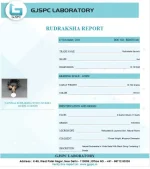 Kalsarpa Rudraksha Mala lab Certificate