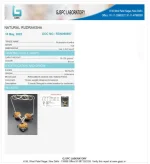 Maha Gyan Rudraksha Mala lab Certificate