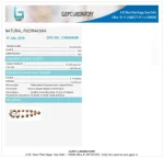 Siddha Rudraksha Mala lab Certificate