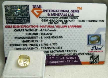 Yellow Sapphire (Pukhraj)