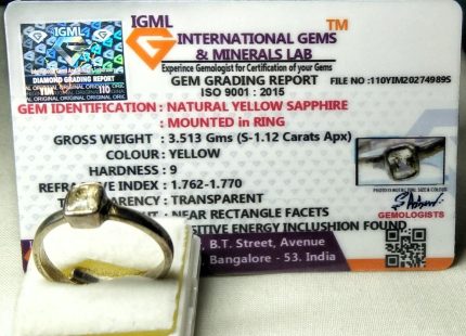 Yellow Sapphire (Pukhraj)