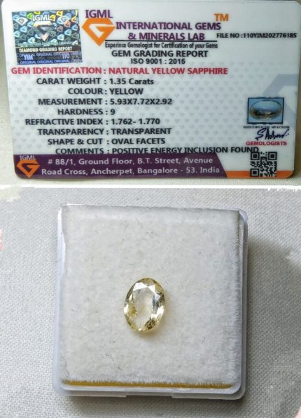 Yellow Sapphire (Pukhraj)