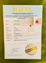 Red Coral Certificate
