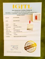 Red Coral Certificate
