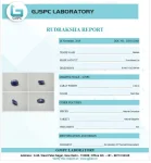Blue Sapphire (Neelam) Certificate