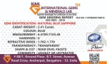 Blue Sapphire (Neelam) Certificate