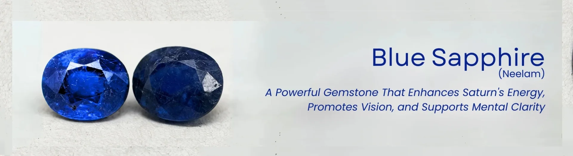Blue Sapphire (Neelam) Gemstone