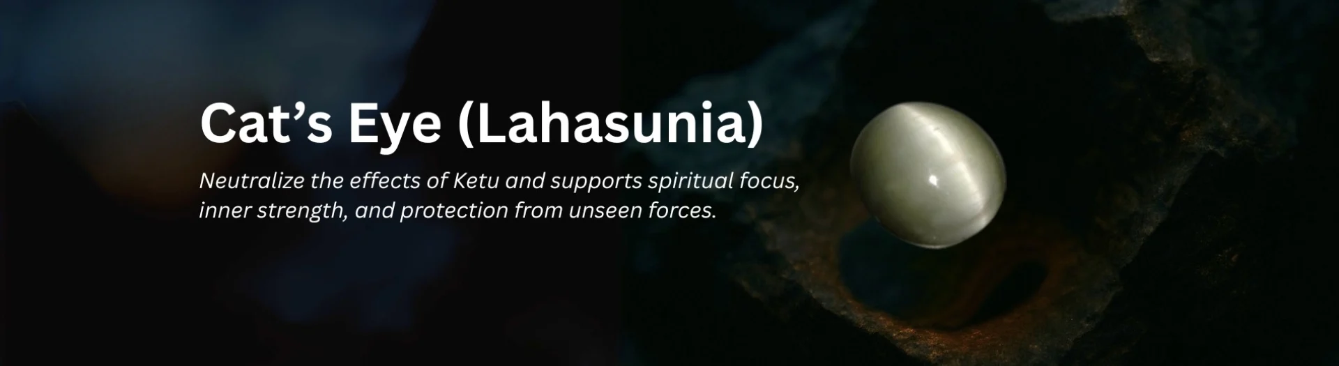 Cat’s Eye (Lahasunia) Gemstone