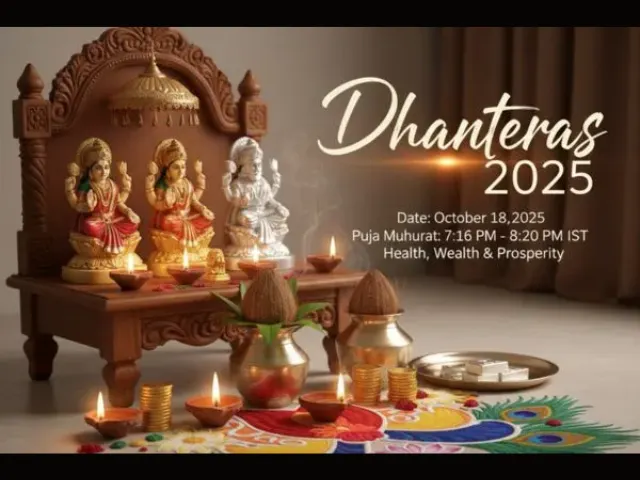Dhanteras 2025 – Date, Puja Vidhi, Muhurat, and Importance