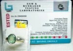 Emerald (Panna) Certificate