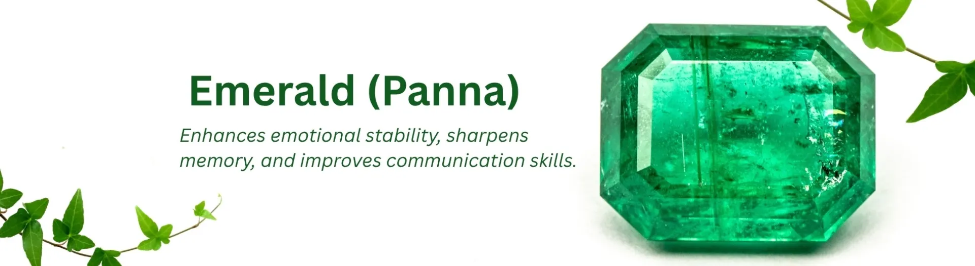 Emerald (Panna) Gemstone