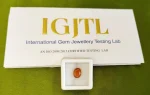 Hessonite (Gomedh) Certificate
