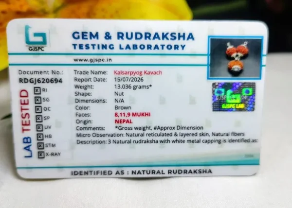 Kalsarpa Certificate