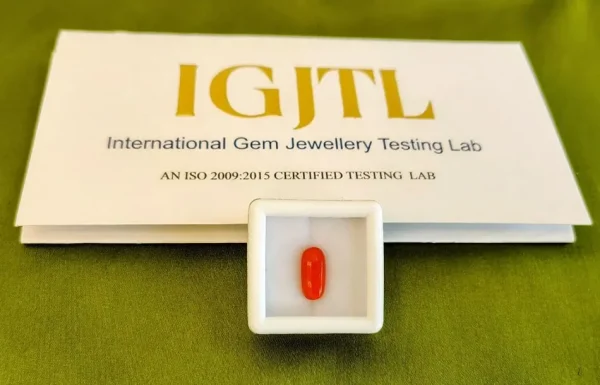 Red Coral (Moonga) Certificate