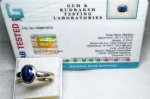 Blue Sapphire (Neelam) Certificate