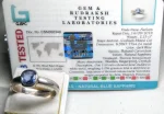 Blue Sapphire (Neelam) Certificate