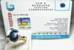 Blue Sapphire (Neelam) Certificate