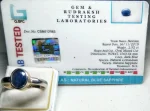Blue Sapphire (Neelam) Certificate
