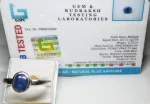 Blue Sapphire (Neelam) Certificate
