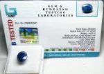 Blue Sapphire (Neelam) Certificate