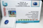Blue Sapphire (Neelam) Certificate