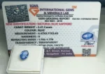 Blue Sapphire (Neelam) Certificate