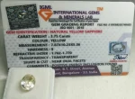 Yellow Sapphire (Pukhraj) Certificate