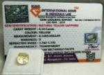 Yellow Sapphire (Pukhraj) Certificate
