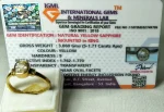 Yellow Sapphire (Pukhraj) Certificate