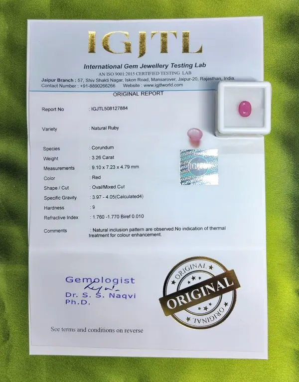Ruby Certificate