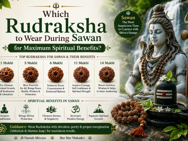 Which Rudraksha to Wear During Sawan for Maximum Spiritual Benefits
