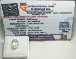 White Sapphire Certificate