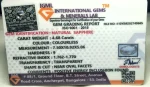 White Sapphire Certificate