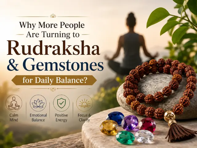 Why More People Are Turning to Rudraksha & Gemstones for Daily Balance