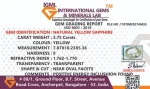 Yellow Sapphire (Pukhraj) Certificate